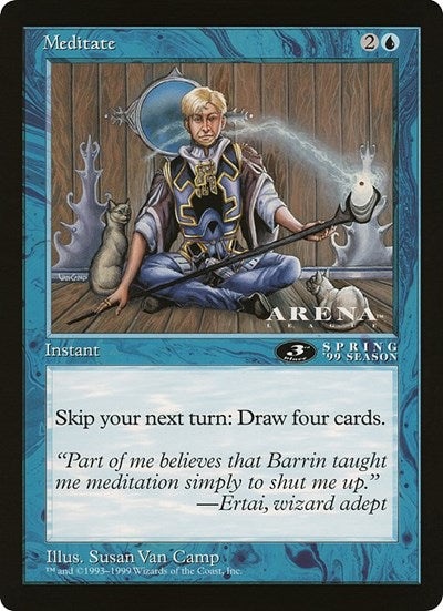Meditate (Oversized) [Oversize Cards]-1