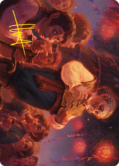 Bilbo, Retired Burglar Art Card (Gold-Stamped Signature) [The Lord of the Rings: Tales of Middle-earth Art Series]-1