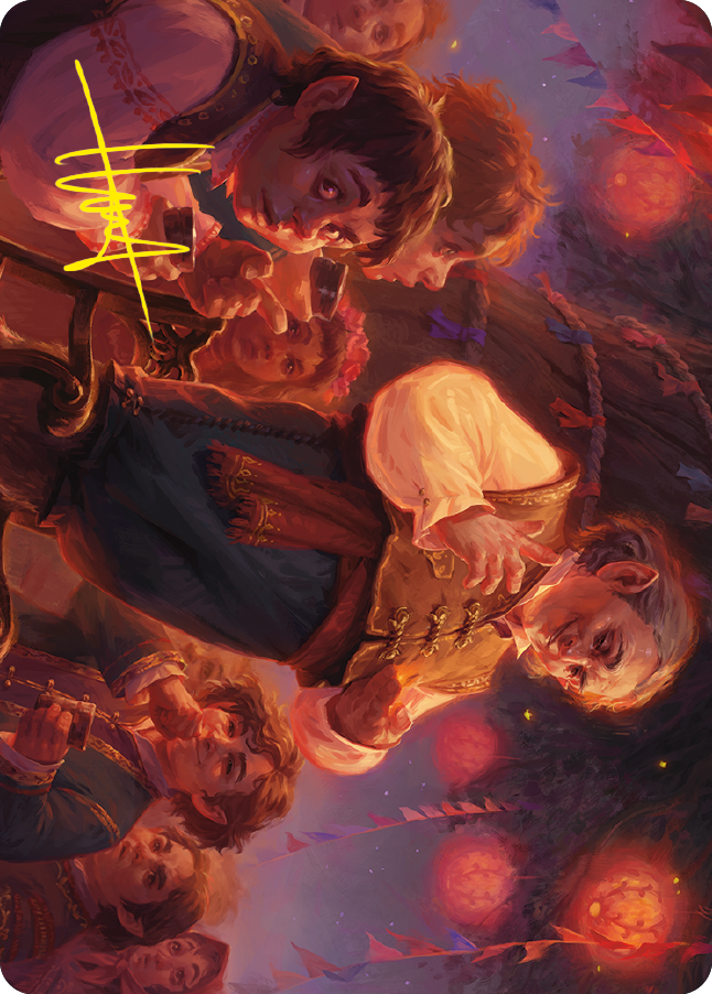 Bilbo, Retired Burglar Art Card (Gold-Stamped Signature) [The Lord of the Rings: Tales of Middle-earth Art Series]-1
