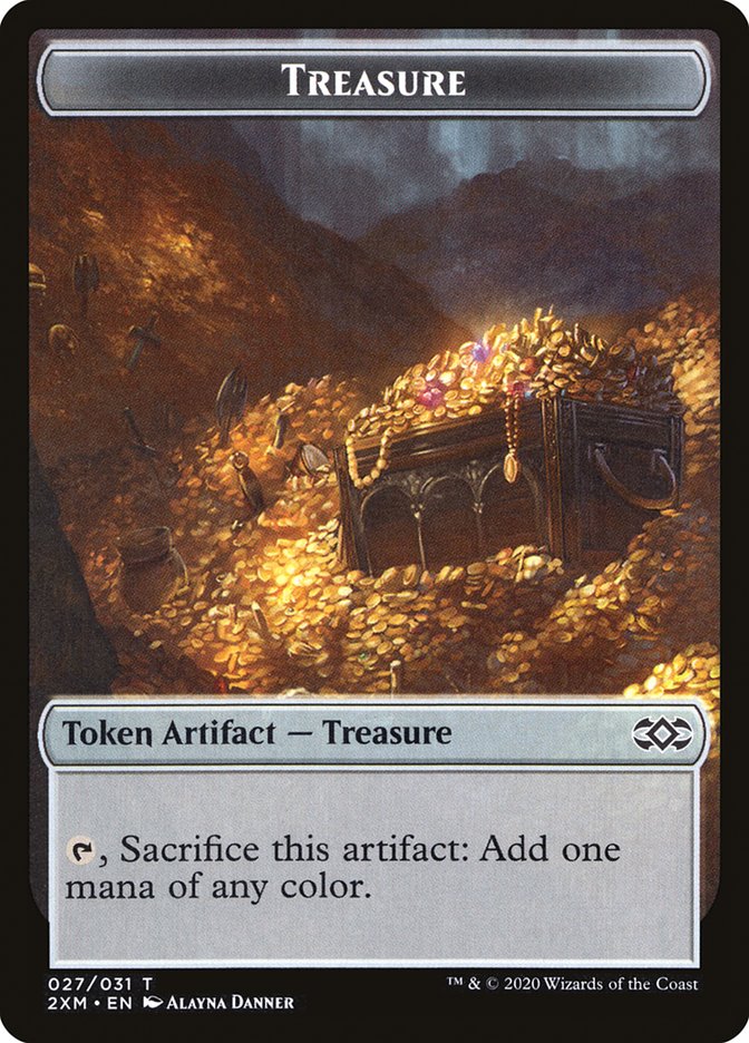 Myr (024) // Treasure Double-Sided Token [Double Masters Tokens]-2