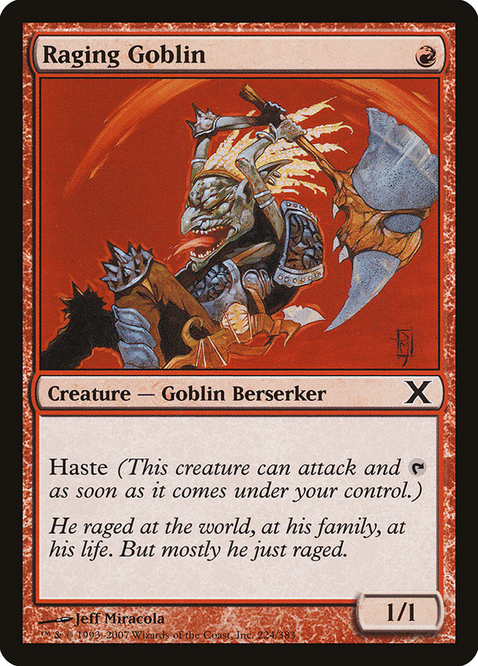Raging Goblin [Tenth Edition]-1
