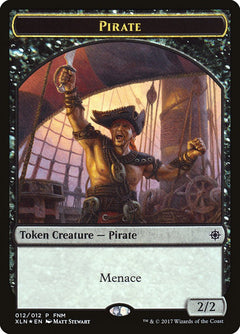Pirate // Treasure Double-Sided Token [Friday Night Magic 2017]-1