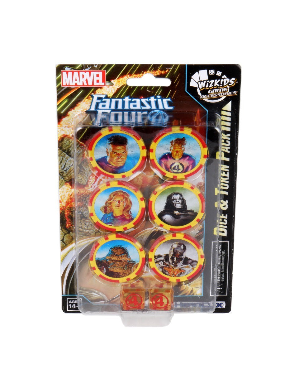 Marvel Heroclix Fantastic Four Dice and Token Pack-1