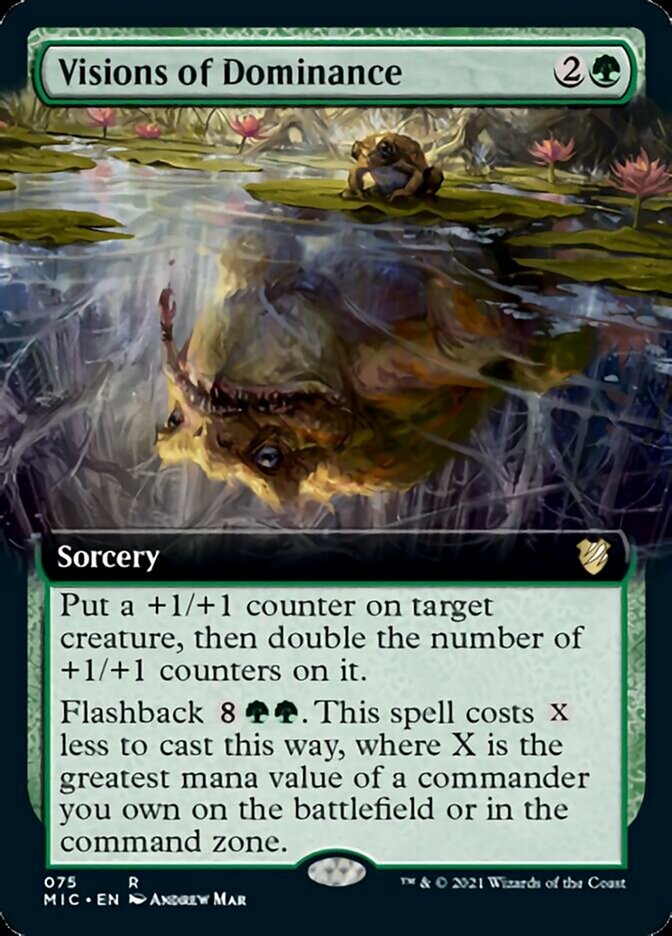 Visions of Dominance (Extended Art) [Innistrad: Midnight Hunt Commander]-1