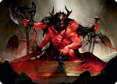 Awaken the Blood Avatar Art Card [Strixhaven: School of Mages Art Series]-1