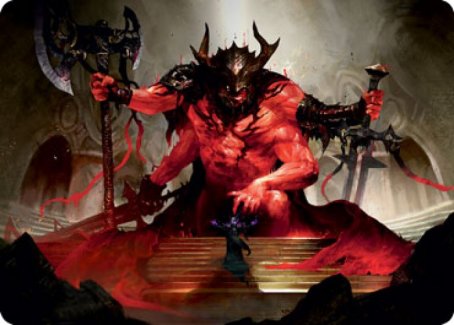 Awaken the Blood Avatar Art Card [Strixhaven: School of Mages Art Series]-1
