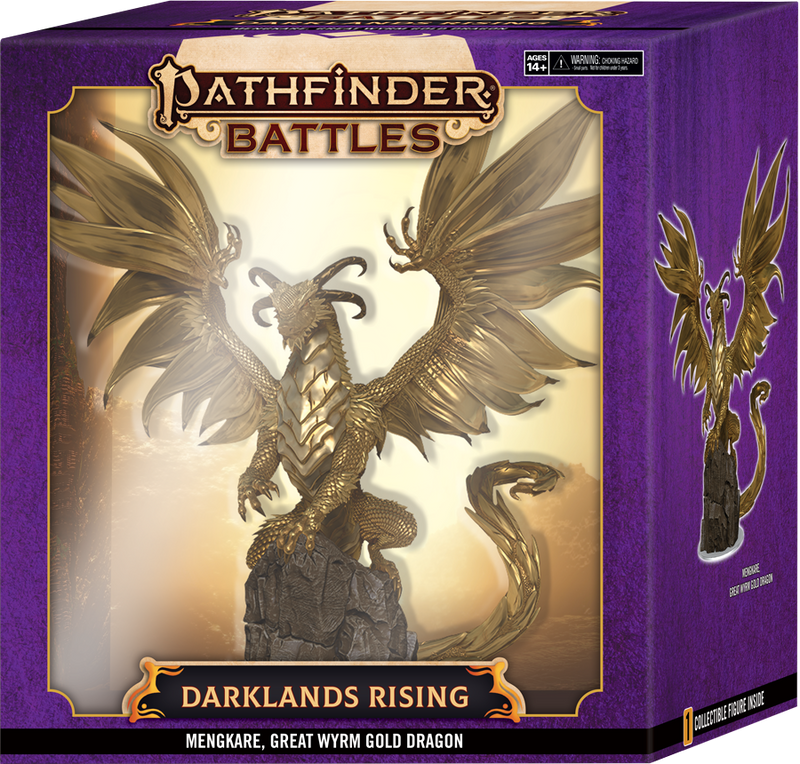 Pathfinder Battles Darklands Rising Premium Set Mengkare Great Wyrm-1