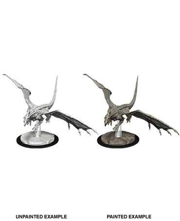 D&D Nolzurs Marvelous Unpainted Miniatures Young White Dragon