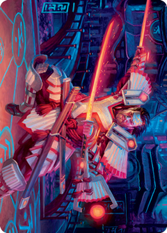 Isshin, Two Heavens as One 1 Art Card [Kamigawa: Neon Dynasty Art Series]-1