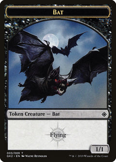 Bat // Spirit (010) Double-Sided Token [Ravnica Allegiance Guild Kit Tokens]-1