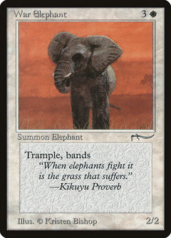 War Elephant (Light Mana Cost) [Arabian Nights]-1
