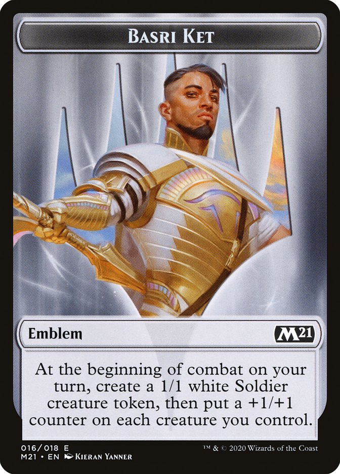 Basri Ket Emblem [Core Set 2021 Tokens]-1