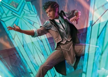 Dapper Shieldmate Art Card [Streets of New Capenna Art Series]-1