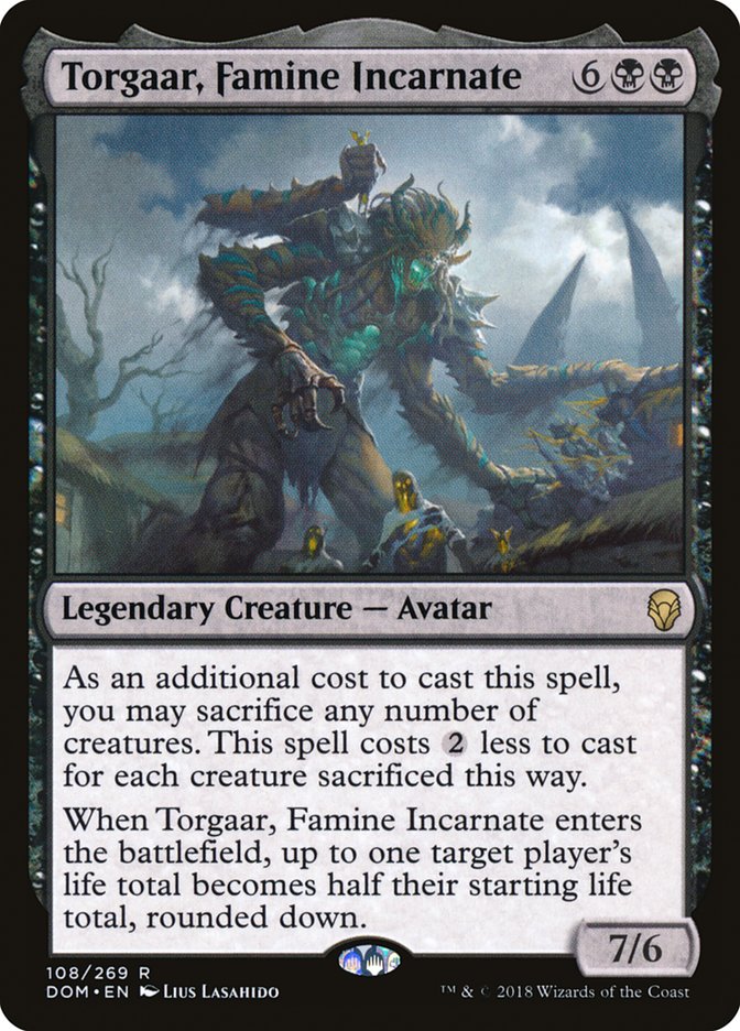 Torgaar, Famine Incarnate [Dominaria]-1