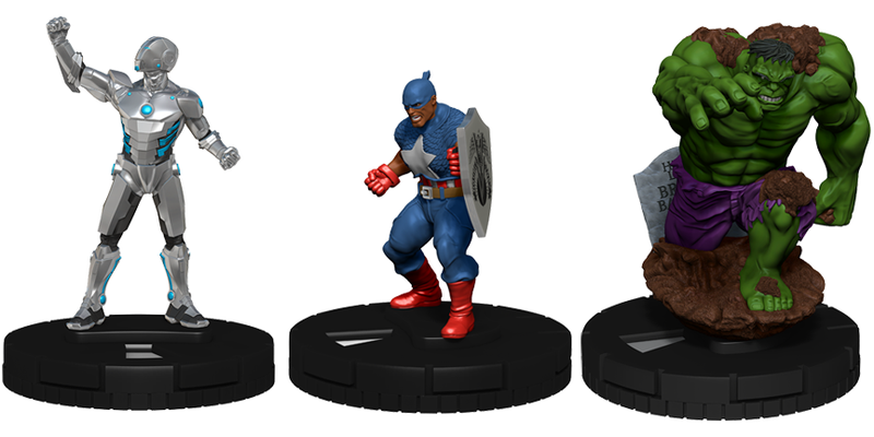 Marvel HeroClix Captain America and the Avengers Booster Brick-1