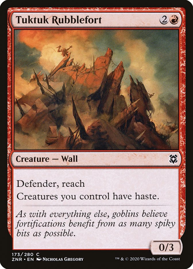 Tuktuk Rubblefort [Zendikar Rising]-1