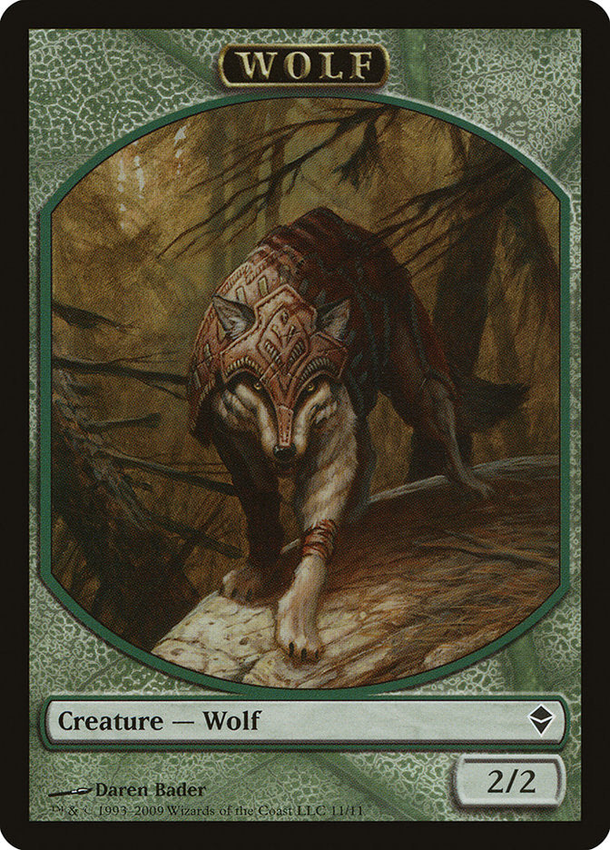 Wolf Token [Zendikar Tokens]-1