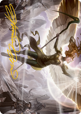 Sigarda's Splendor Art Card (Gold-Stamped Signature) [Innistrad: Midnight Hunt Art Series]-1