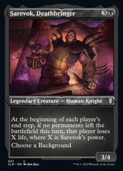 Sarevok, Deathbringer (Foil Etched) [Commander Legends: Battle for Baldur's Gate]-1