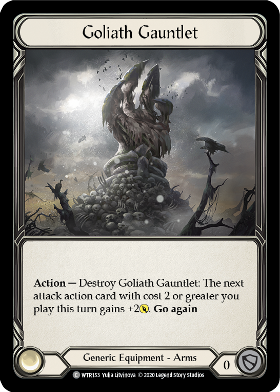 Goliath Gauntlet [U-WTR153] (Welcome to Rathe Unlimited)  Unlimited Rainbow Foil-1