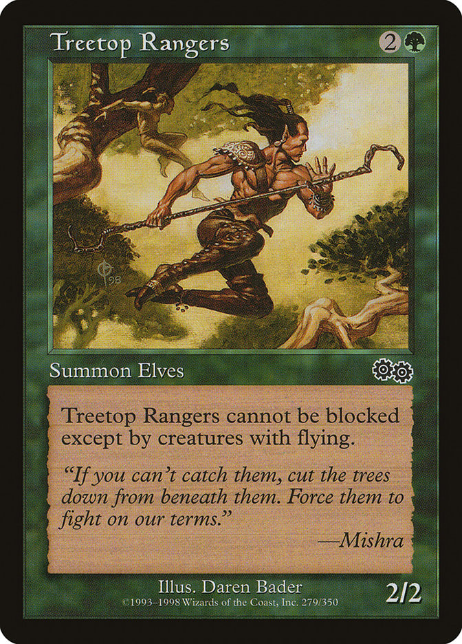 Treetop Rangers [Urza's Saga]-1