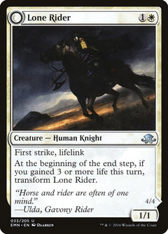 Lone Rider // It That Rides as One [Eldritch Moon]-1