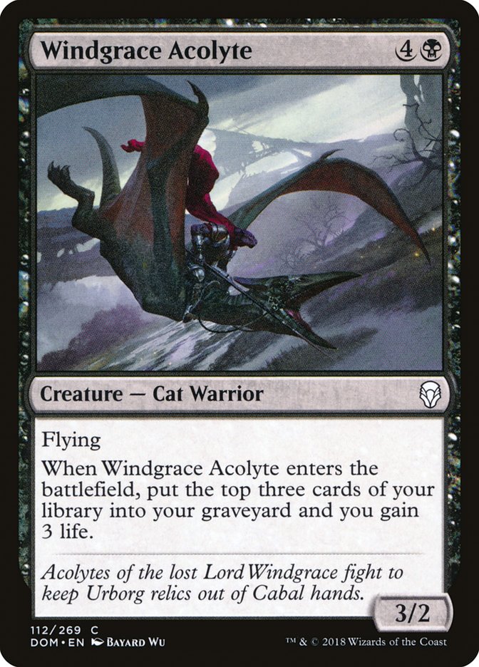 Windgrace Acolyte [Dominaria]-1