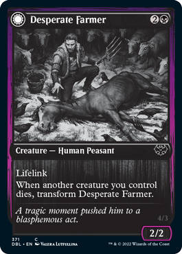 Desperate Farmer // Depraved Harvester [Innistrad: Double Feature]-1