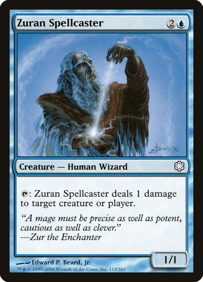 Zuran Spellcaster [Coldsnap Theme Decks]-1