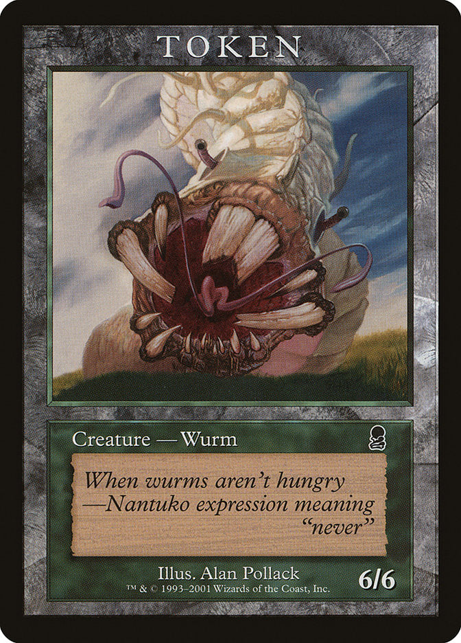 Wurm Token [Magic Player Rewards 2002]-1