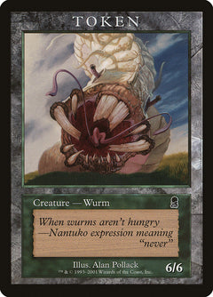 Wurm Token [Magic Player Rewards 2002]-1