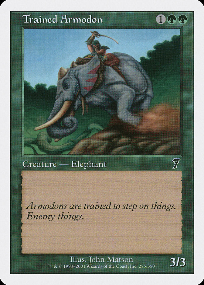 Trained Armodon [Seventh Edition]-1