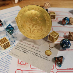 D&D Dungeons & Dragons 24k Gold Plated Medallion-2