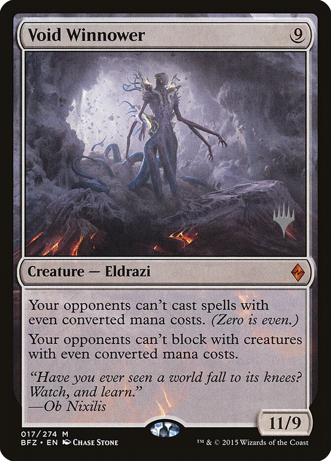 Void Winnower (Promo Pack) [Battle for Zendikar Promos]-1