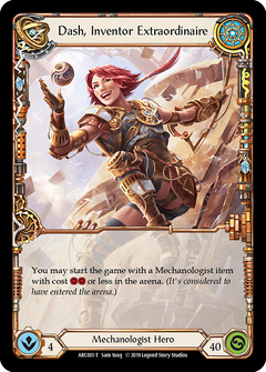 Dash, Inventor Extraordinaire // Runechant [ARC001 // ARC112] (Arcane Rising)  1st Edition Normal-1