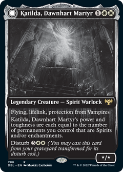 Katilda, Dawnhart Martyr // Katilda's Rising Dawn [Innistrad: Double Feature]-1