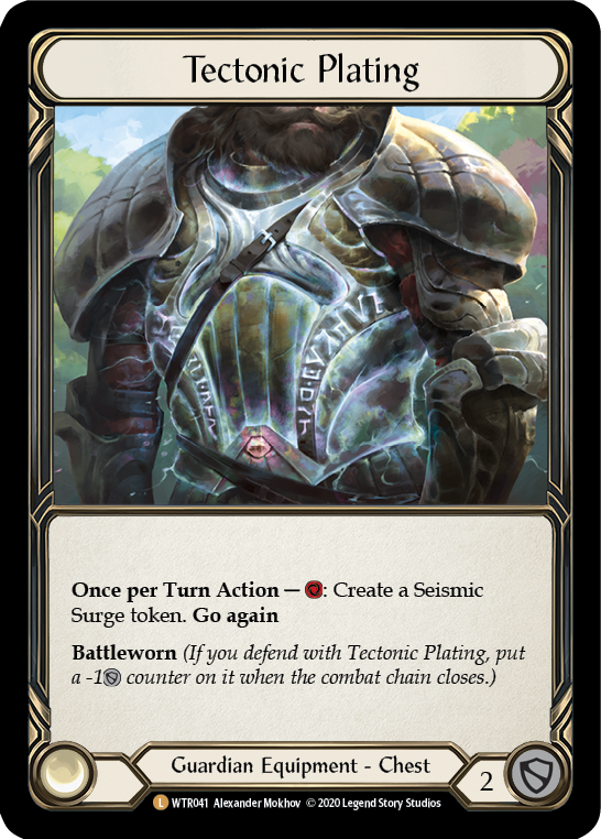 Tectonic Plating [U-WTR041] (Welcome to Rathe Unlimited)  Unlimited Rainbow Foil-1