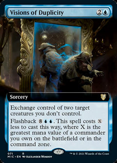Visions of Duplicity (Extended Art) [Innistrad: Midnight Hunt Commander]-1