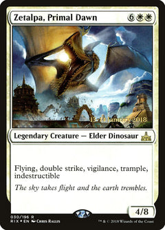 Zetalpa, Primal Dawn [Rivals of Ixalan Prerelease Promos]-1
