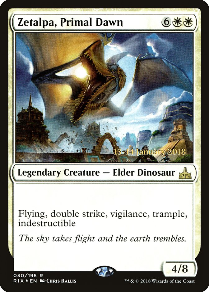 Zetalpa, Primal Dawn [Rivals of Ixalan Prerelease Promos]-1