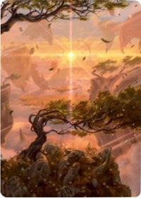 Windswept Heath Art Card [Zendikar Rising Art Series]-1