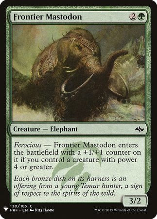 Frontier Mastodon [Mystery Booster]-1