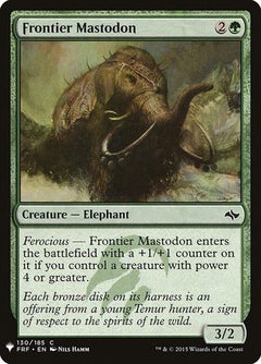 Frontier Mastodon [Mystery Booster]-1