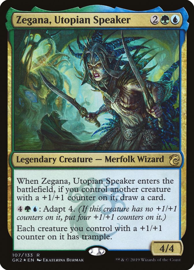 Zegana, Utopian Speaker [Ravnica Allegiance Guild Kit]-1