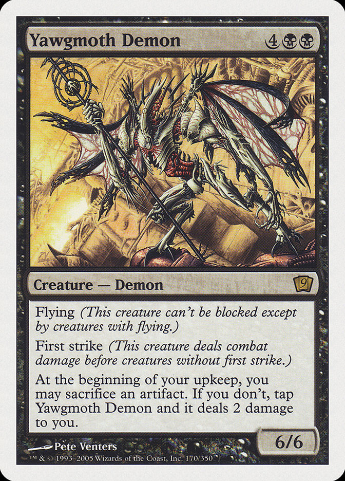 Yawgmoth Demon [Ninth Edition]-1