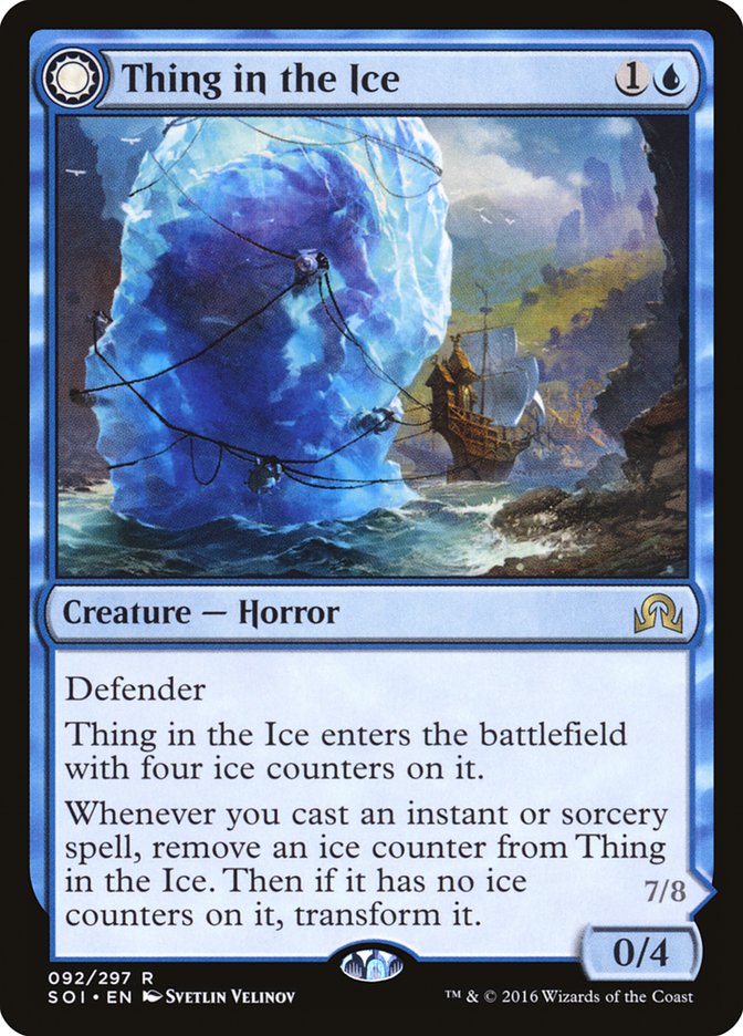 Thing in the Ice // Awoken Horror [Shadows over Innistrad]-1
