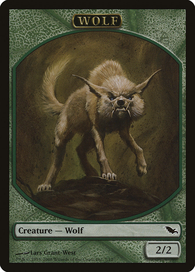 Wolf Token [Shadowmoor Tokens]-1