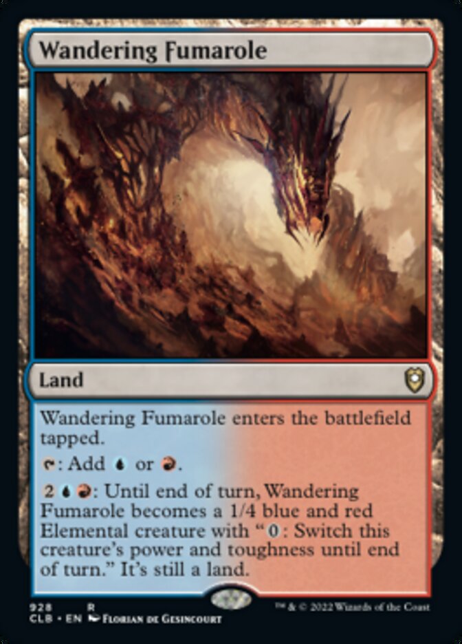 Wandering Fumarole [Commander Legends: Battle for Baldur's Gate]-1