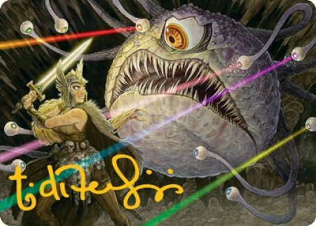 Hive of the Eye Tyrant Art Card (Gold-Stamped Signature) [Dungeons & Dragons: Adventures in the Forgotten Realms Art Series]-1