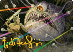 Hive of the Eye Tyrant Art Card (Gold-Stamped Signature) [Dungeons & Dragons: Adventures in the Forgotten Realms Art Series]-1